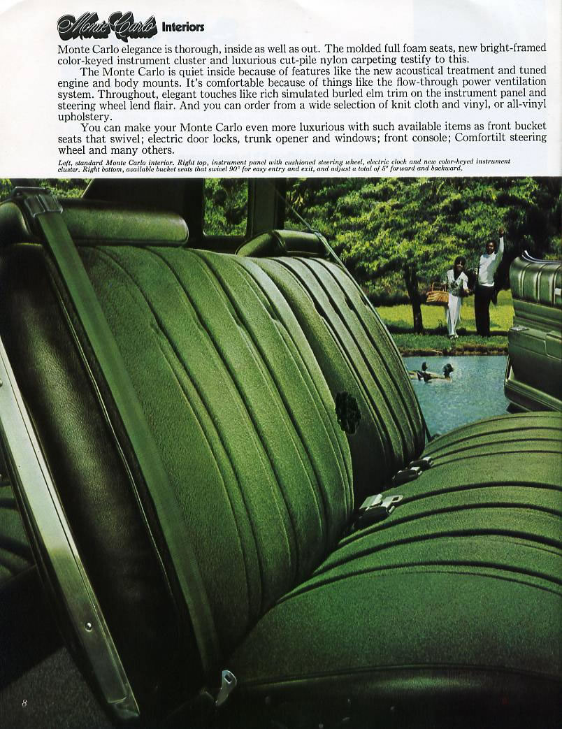 1974 Chevrolet Monte Carlo Brochure Page 9